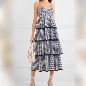 J.Crew gingham maxi dress